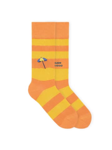 von Jungfeld Gestreifte Socken Italy Icons in Beach