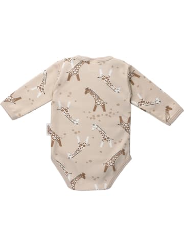 Makoma Langarmbody Giraffe in beige