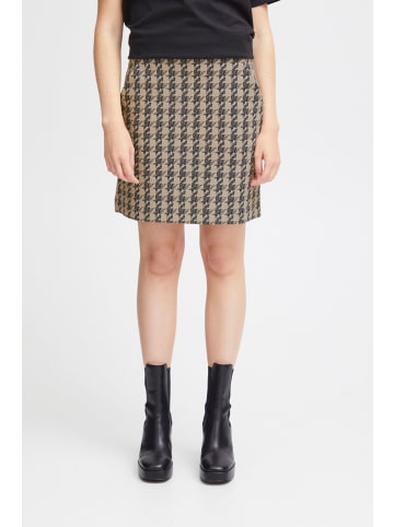 ICHI Minirock IHKATE HOUNDSTOOTH SK 20120298 Modischer Rock passen zum Blazer in Braun