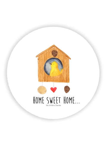 Mr. & Mrs. Panda magnet Vogelhaus Home mit Spruch in Weiß