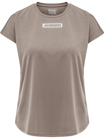 Hummel Hummel T-Shirt Hmlte Multisport Damen Atmungsaktiv Schnelltrocknend in CHATEAU GRAY