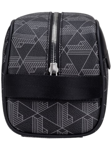Lacoste Kulturbeutel The Blend Toilet Kit in Monogram Noir Gris