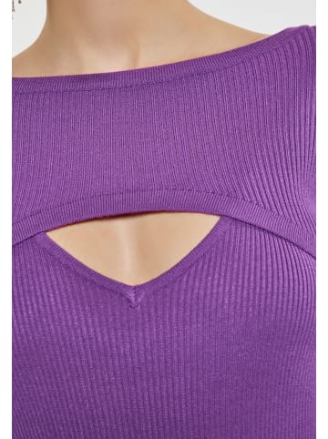 nascita Crop-Top in Lila