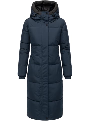 Navahoo Steppmantel Taublüte XIV in Navy