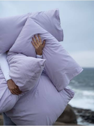 Erlich Textil  Cotton Select Kopfkissenbezug aus Bio-Baumwolle - atmungsaktiv in lavendel