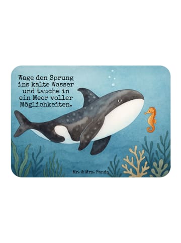 Mr. & Mrs. Panda magnet Orca Design mit Spruch in Weiß