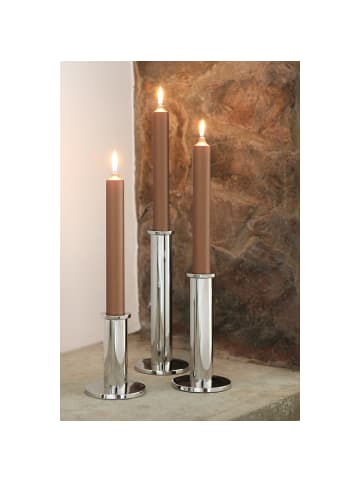 Fink Leuchter Strato silberfarben - (H) 12 cm