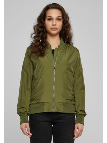 Urban Classics Urban Classics Damen Ladies Light Bomber Jacket in olive