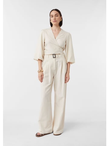 comma Bluse 3/4 Arm in Beige