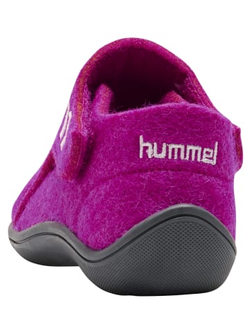 Hummel Klettverschluss Schuhe Wool Slipper Kinder in PINK FLAMBÈ