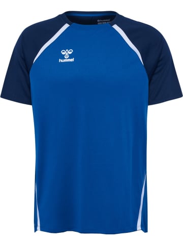 Sportshirt "Hmllead 2.0 Jersey S/S" in Blau