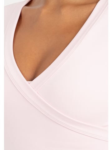 SMILODOX Crop Longsleeve Niora in Rosa