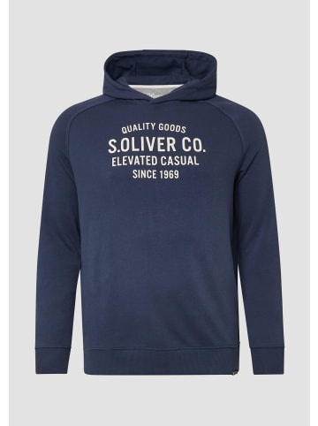 s.Oliver Sweatshirt in 58D1_tiefblau