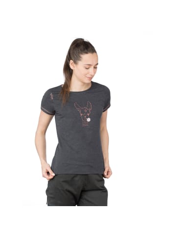 Chillaz W SAILE HAPPY ALPACA T-SHIRT in Schwarz