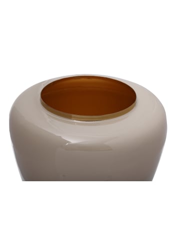 Kayoom Vase Esmeralda in Taupe / Gold