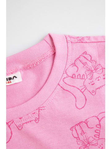 MOKIDA Mädchenpyjama in rosa