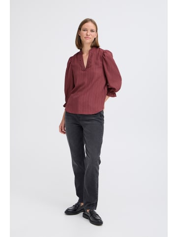 b. young BYJULIANA SS BLOUSE - LIGHT WOVEN Regular fit in Maroon