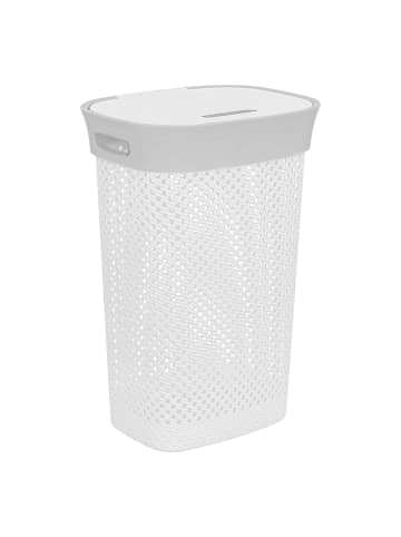 5five Simply Smart Wäschekorb HAMPER, 60 l in Weiß, (B) 33 x (H) 61 x (L) 42 cm