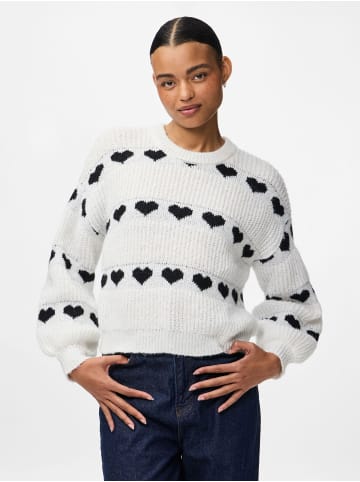 Pieces Strickpullover in Cloud Dancer 3