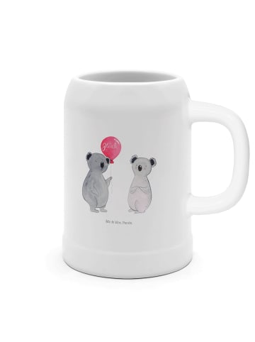 Mr. & Mrs. Panda Steinkrug Koala Luftballon ohne Spruch in Weiß