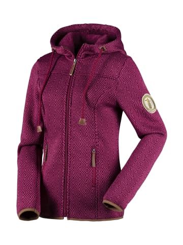 LASCANA ACTIVE Fleecejacke in beere