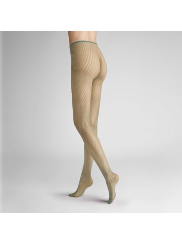 Hudson Feinstrumpfhose Net Fashion in sage green