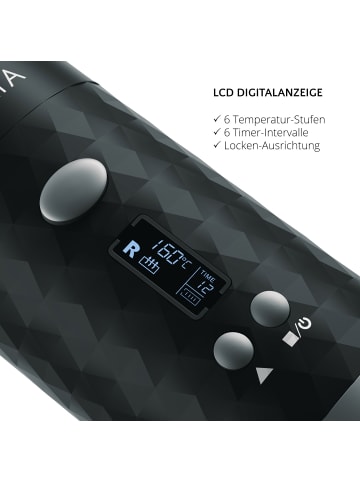 Ailoria REVOLUTIONNE Kabelloser Auto-Curler in schwarz