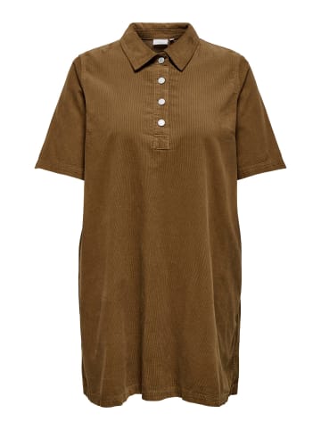 ONLY Carmakoma Kleid in Toasted Coconut