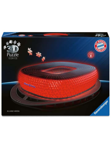 Ravensburger Ravensburger Puzzle 216 Teile Bauspiel Allianz Arena - mit Licht in bunt