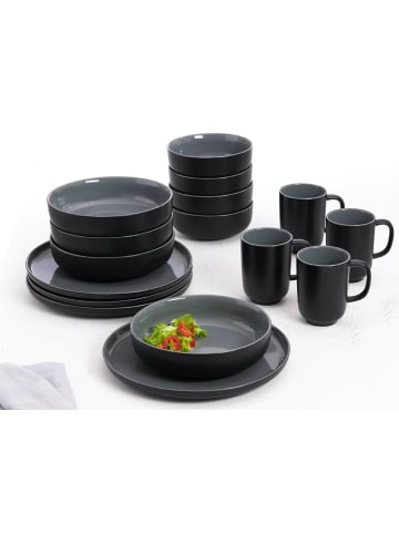 Ritzenhoff & Breker 4er Set Kaffeebecher Jasper in – 285 ml in Schwarz