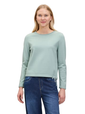 CARTOON Strickpullover mit Rundhalsausschnitt in Jadeite