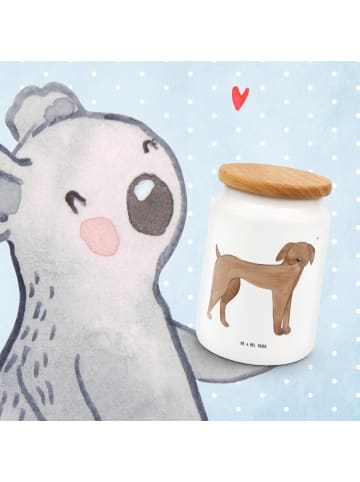 Mr. & Mrs. Panda Kaffeedose Hund Dogge ohne Spruch in Weiß