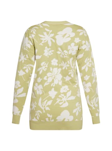 Albee Women Cardigan in Hellgrün Wollweiss