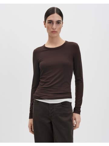 someday. Langarmshirt Korell in Dark Espresso