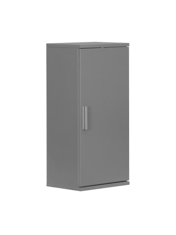 relaxdays Hängeschrank in Graublau - (B)30 x (H)62 x (T)21 cm