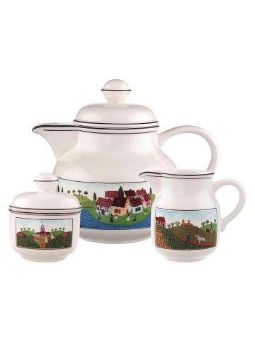 Villeroy & Boch 3-tlg. Tee-Set Design Naif in Bunt – in bunt