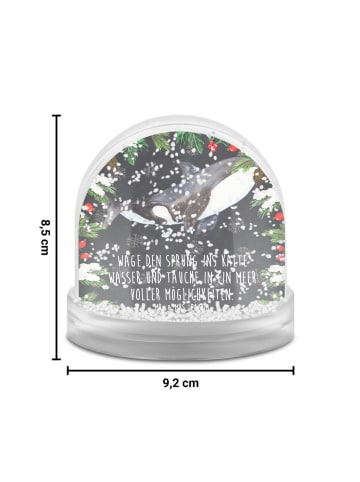 Mr. & Mrs. Panda Weihnachtskugel Orca mit Spruch in Kreidetafel