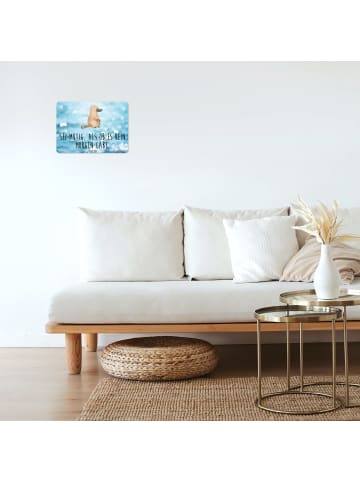 Mr. & Mrs. Panda tafel Schnabeltier Mut mit Spruch in OZeichenanblue