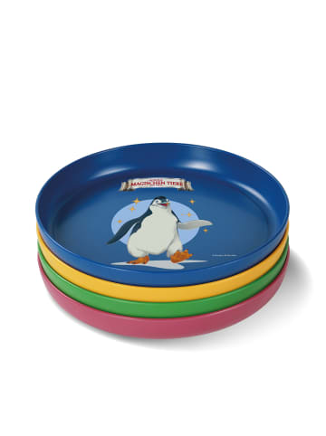 AWAVE Die Schule der Magischen Tiere Teller Set | 4tlg. | rPET in Bunt