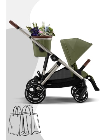 Cybex Cybex Gazelle S Kinderwagen - Farbe: Moos Green / Gestell Taupe
