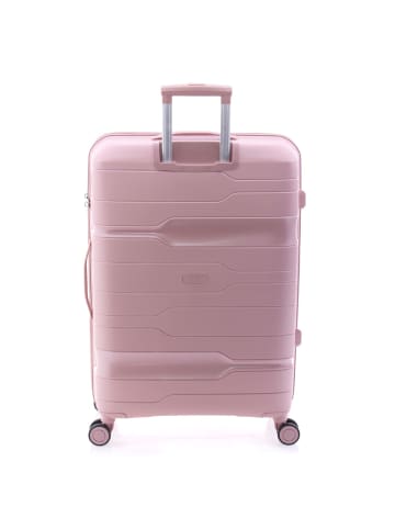 Gladiator 3800 4 Rollen Trolley 77 cm mit Dehnfalte metallic pink