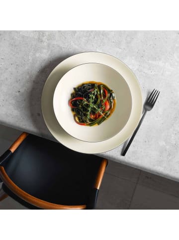 Seltmann Weiden 6er Set Suppenteller Savona Fine Diamond ø 21,5 cm in creme