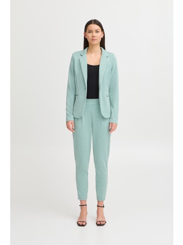 ICHI Blazer IHKATE Tight fit in Beryl Green/Almond Herringbone