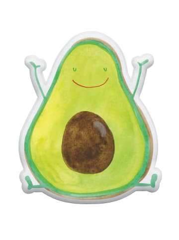 Mr. & Mrs. Panda Kuschelkissen Avocado Glücklich ohne Spruch in Weiß