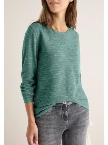Cecil Pullover in smoky green heather melange