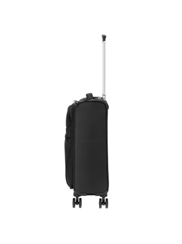 D&N Travel Line 9104 - 4-Rollen-Kabinentrolley S 55 cm in schwarz