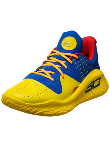 Under Armour Basketballschuh Curry 4 Low Flotro in blau / gelb