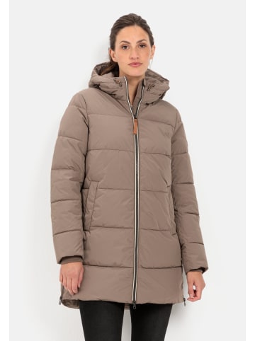 Camel Active Puffer Steppmantel aus recyceltem Polyester in Braun