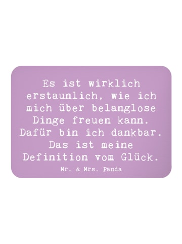 Mr. & Mrs. Panda magnet Spruch Dankbarkeit für kleine Dinge mit ... in Lavendeltraum