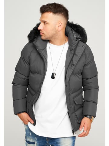 behype Winterjacke BHADLYR in dunkelgrau